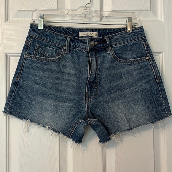 Unpublished Collection High Rise Denim Mom Short - Picture 1 of 3